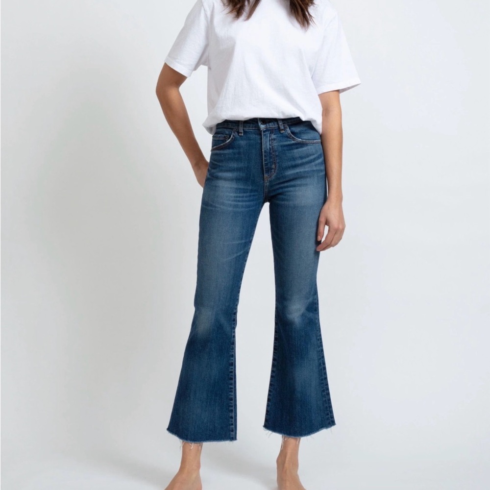 ASKK NY Geek High-Rise Cropped Flare